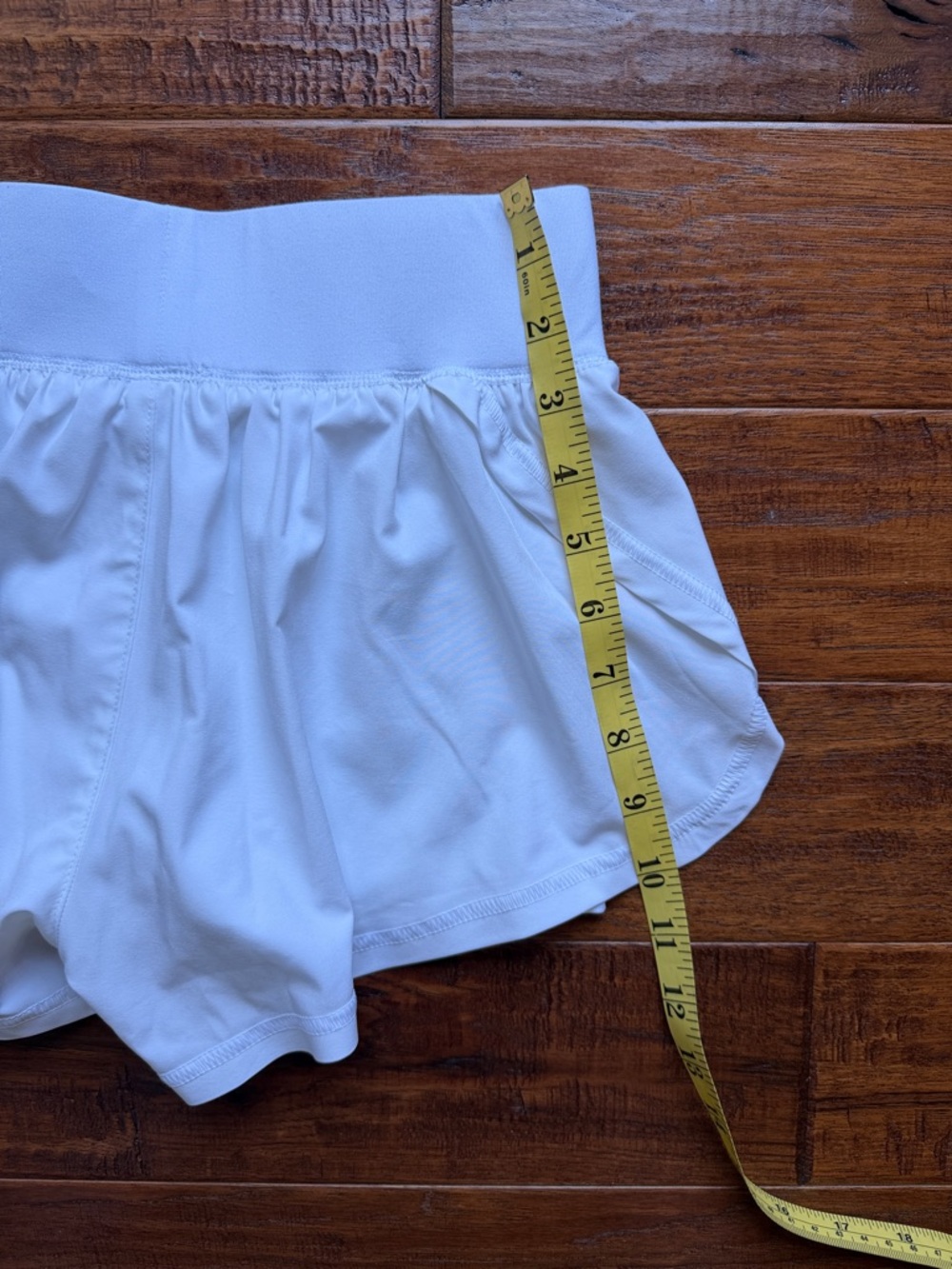 Crewcuts Girls' flutter short in performance jersey, Size 10, White - Picture 7 of 8